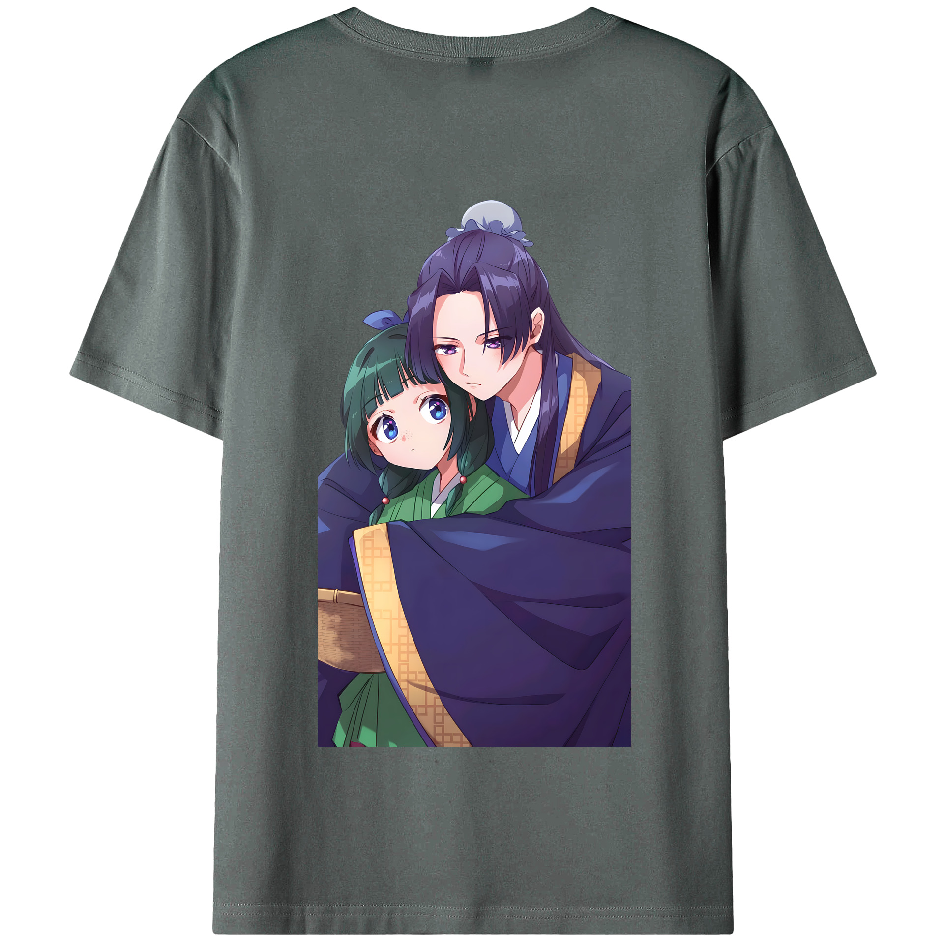 （画像用） 薬屋のひとりごと The Apothecary Diaries 綿100％半袖Tシャツ（背面プリント）
